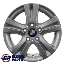 BMW E81 E87 E88 Silver Wheel Alloy Rim 16" 7J ET:44 Double Spoke 222 6779696
