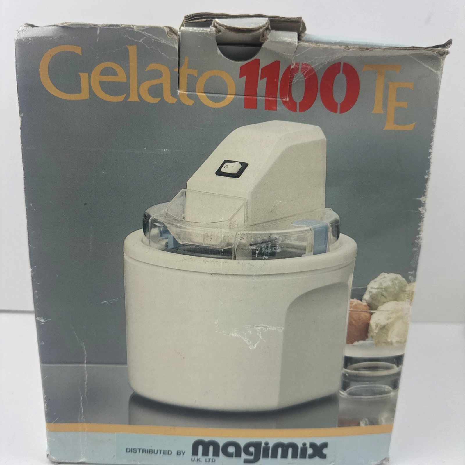 Vintage 1990s Magimix Gelato 1100TE Ice Cream Maker – Boxed – Working