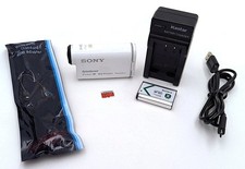 Sony HDR-AS100V Action Cam 13.5MP HD WiFi GPS SteadyShot Exmor R Camera - Bundle