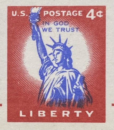 1956 *STATUE OF LIBERTY* UY16 {FIRST-DAY-OF-ISSUE} POSTAL CARD WITH PAID REPLY! - Picture 11 of 12