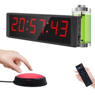 Ousmile Large Stopwatch with Start/Stop Button, LED Digital Timer with Remote...
