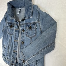 Carter  s KID brand Denim Jacket Button Up Pockets Girl  s Size 6-6X EUC