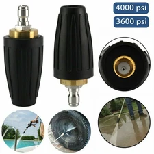 Pressure Washer Rotating Turbo Nozzle 4000 PSI 2.5 GPM 1/4" Quick Connect