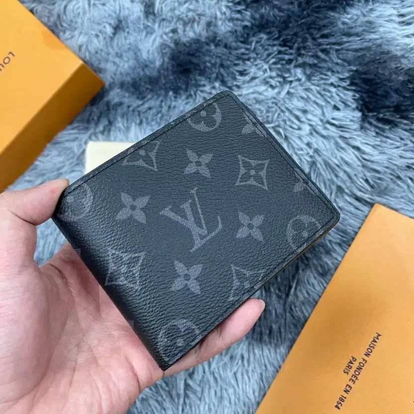 Louis Vuitton Eclipse Multi Wallet Black Pre-Owne… - image 3