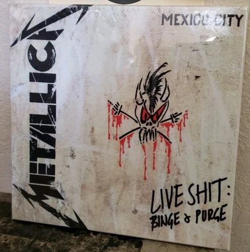 Metallica Live Shit Binge & Purge 4 LP Vinyl Box Set NEW Mexico City Sealed
