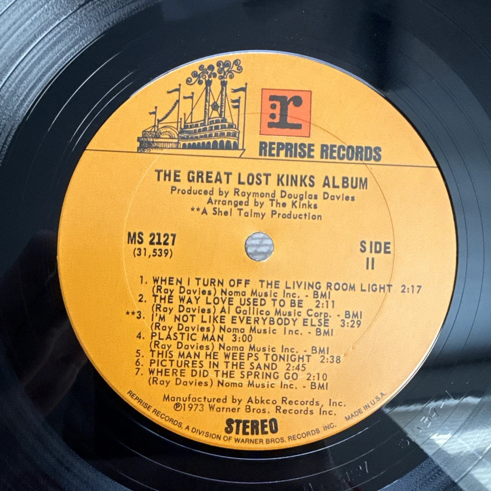 The Great Lost Kinks Album - 1973 US 1st Press MS 2127 (NM-) Ultrasonic Clean - Image 4 of 4