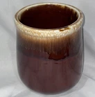 Vintage McCoy Pottery Brown Drip Canister/Cookie Jar/Crock # 135