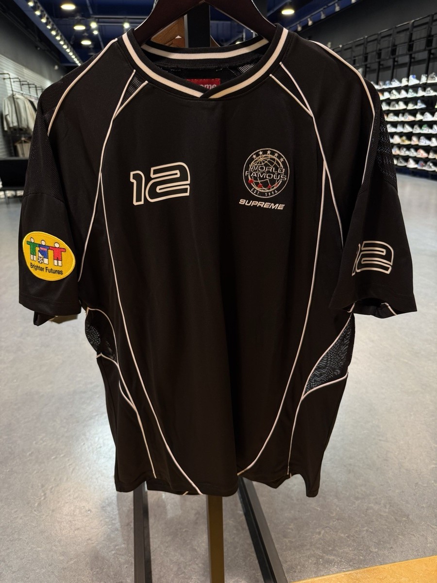 Supreme PIPING SOCCER JERSEY FW25 Size Medium Brand New Authentic