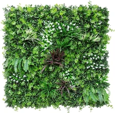 Paradise Artificial Greenery Grass Wall Panels, 40"X40" (1Pc) Faux Grass Boxwood
