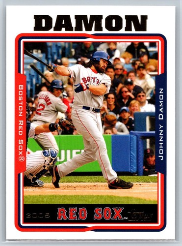2005 Topps Johnny Damon Boston Red Sox #5