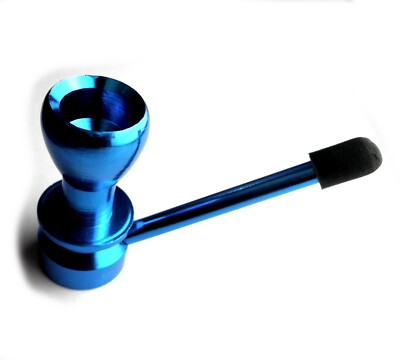  HIGH-QUALITY ANODIZED ALUMINUM HOOKAH HERB & TOBACCO POCKET PIPE 9 cm/3,5''. BP