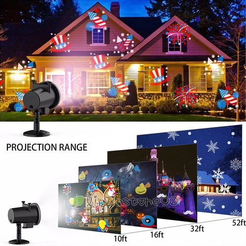 Holiday Projector Light Outdoor Indoor Decor Light with Remote for Party Garden - Picture 5 of 17