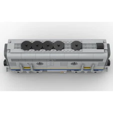 ZITIANYOUBUILD MOC-82274 Blue Carriage 373 Piece for Age 7 and Up MOC