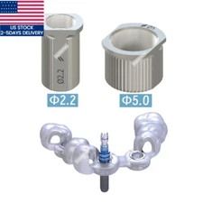 10x Dental ITI Guide Hole Sleeve Implant Digital Guidance DGS Straumann ∅5.0/2.2