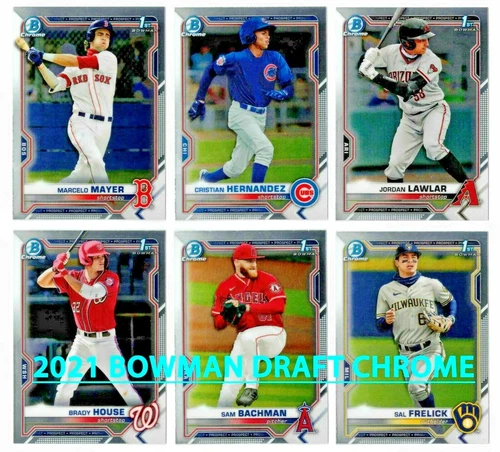 2021 Bowman Draft CHROME #1-200 COMPLETE YOUR SET $2 or 2 Card Minimum YOU PICK!
