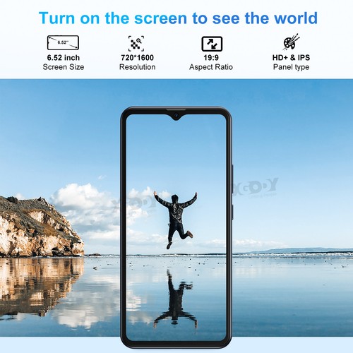 New Unlocked Cell Phone 6.6" Android 4G Smartphone Dual SIM Quad Core Cheap 2024 - Picture 41 of 48