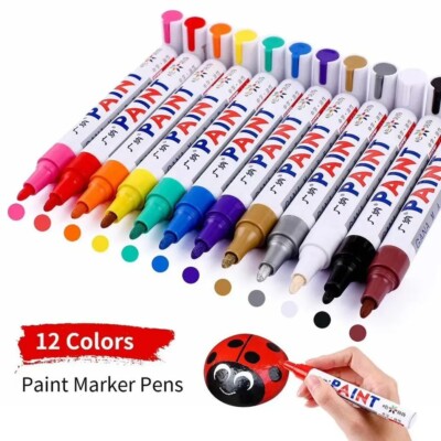 Lackmarker Stift Wasserdicht Ölmarker Stifte Auto Reifen Reifen Metall Permanent
