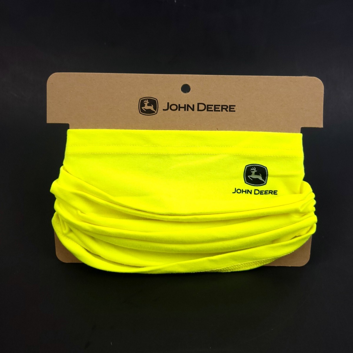 John Deere Hi Vis Neck Gaiter / Face Mask Fluorescent Yellow