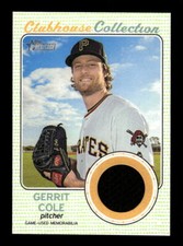 2017 Topps Heritage #CCR-GC Gerrit Cole Clubhouse Collection Relics