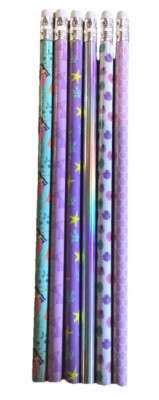 CARD FACTORY Neuheit 2X Meerjungfrau 6er Pack Bleistifte, Schule, Geschenk, Party Gastgeschenke