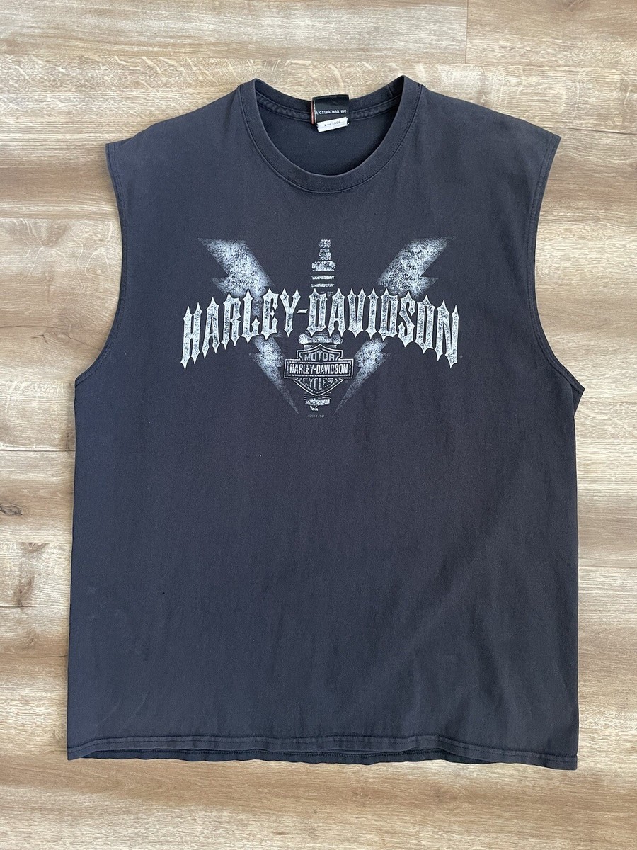 トップス 00s Harley-Davidson sleeveless Harley-Davidson® Women's Embellished Retro V-Neck Sleeveless