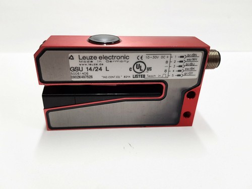 Leuze GSU 14/24 L Ultraschall Etikettengabel Sensor Teach-in NPN und PNP 50061406 - Bild 2 von 12