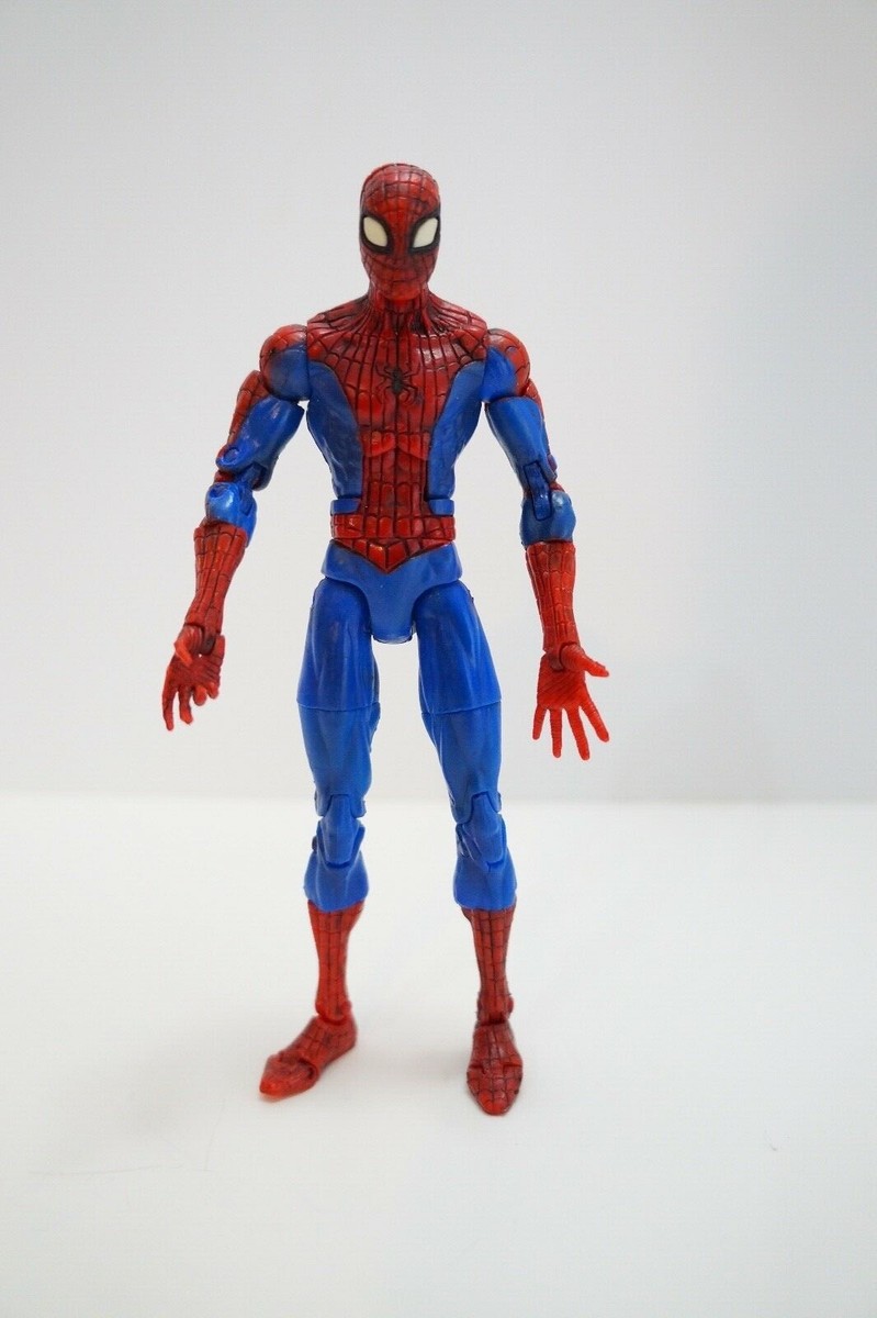 アンティーク、TOYBIZ社製、8インチSPIDERMAN ToyBiz Spider-Man (2002) Leaping Spider-Man Action Figure