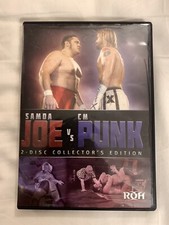 ROH Samoa Joe vs. CM Punk DVD 2-disc Collector’s Edition WWE TNA AEW