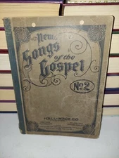 New Songs of the Gospel No. 2 Hall-Mack Co vintage 1905 hymnal songbook