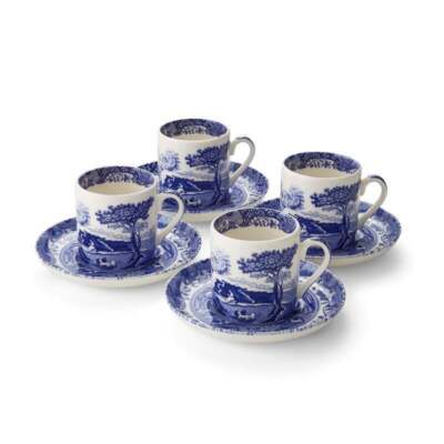 スポード　ブルーイタリアン　　キャニスター　COFFEE スポード (Spode) ブルーイタリアン コーヒーカップ＆ソーサー