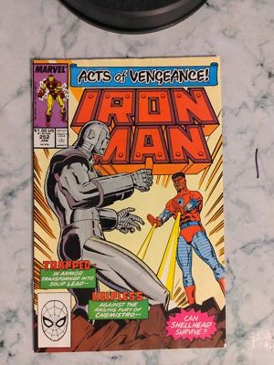 Com 252 Book IRON MAN #252 VOL. 1 8.0-8.5 MARVEL COMIC BOOK B-88 | eBay
