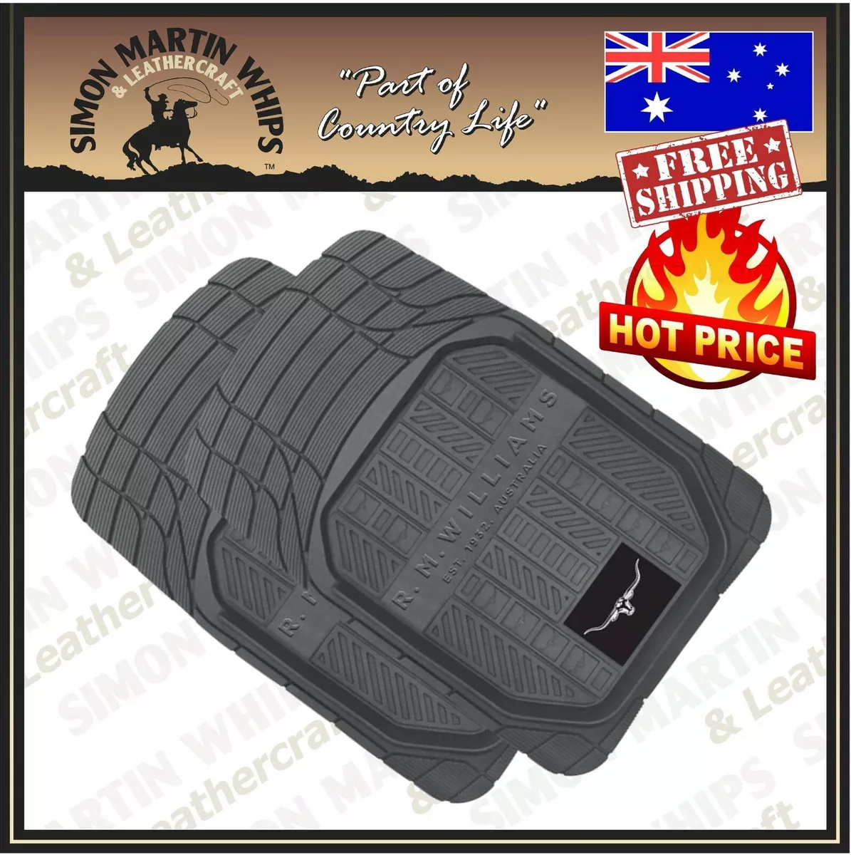 Rm williams cheap floor mats