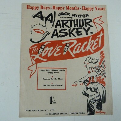 Liederblatt HAPPY DAYS HAPPY MONTHS HAPPY YEARS ''The Love Racket'' #16.05.2022#