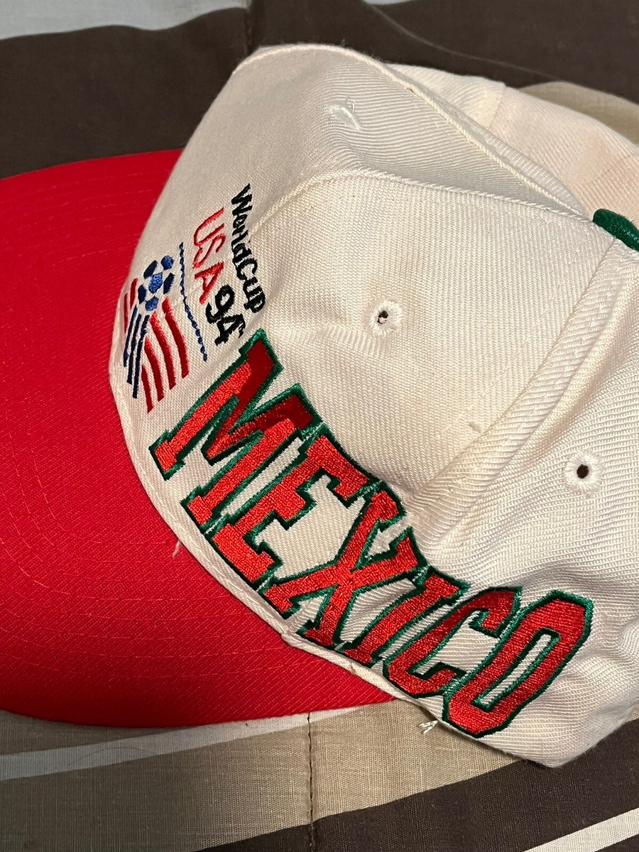 Vintage World Cup Team Mexico Hat USA '94 Soccer Apex One Snapback