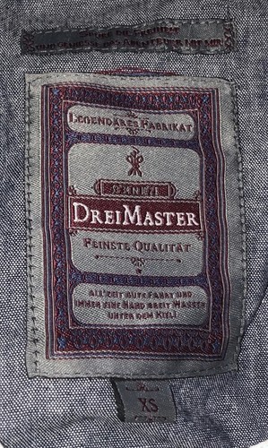 Dreimaster Ladies Blue Grey Cotton Anorak XS - Picture 6 of 12