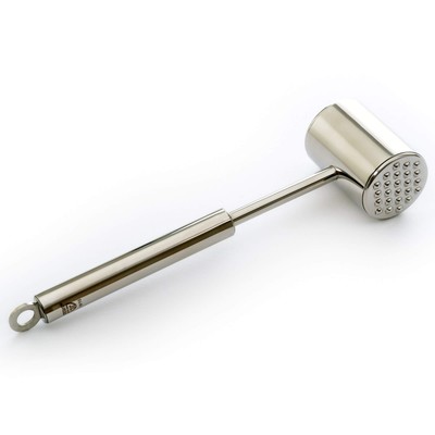 GRÄWE Fleischhammer Fleischklopfer Edelstahl 18/10 mit zwei Bearbeitungsflächen