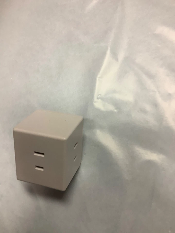 Wall Socket Grounded 3 Prong Outlet Tap Adapter Electric Multi Plugs Divider GE - Image 2 of 4