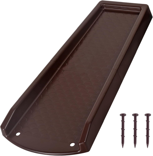 Rain Gutter Downspout Splash Block, Gutter Downspout Extensions for Water Draina