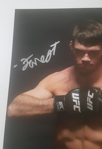 FORREST GRIFFIN SIGNED UFC 8X10 PROMO PHOTO MMA ARNOLD FITNESS EXPO 2023 - Picture 2 of 2