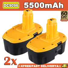 2Pack 18V Battery for Dewalt 18 Volt XRP Battery DC9096-2 DC9098 DC9099 DW9096