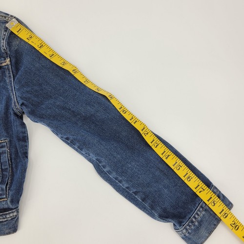 Ruum Blue Denim Jean Jacket Size Small or 7/8 Girls Button Front Classic Trucker - Picture 16 of 16
