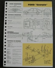 Revue technique Ford SCORPIO