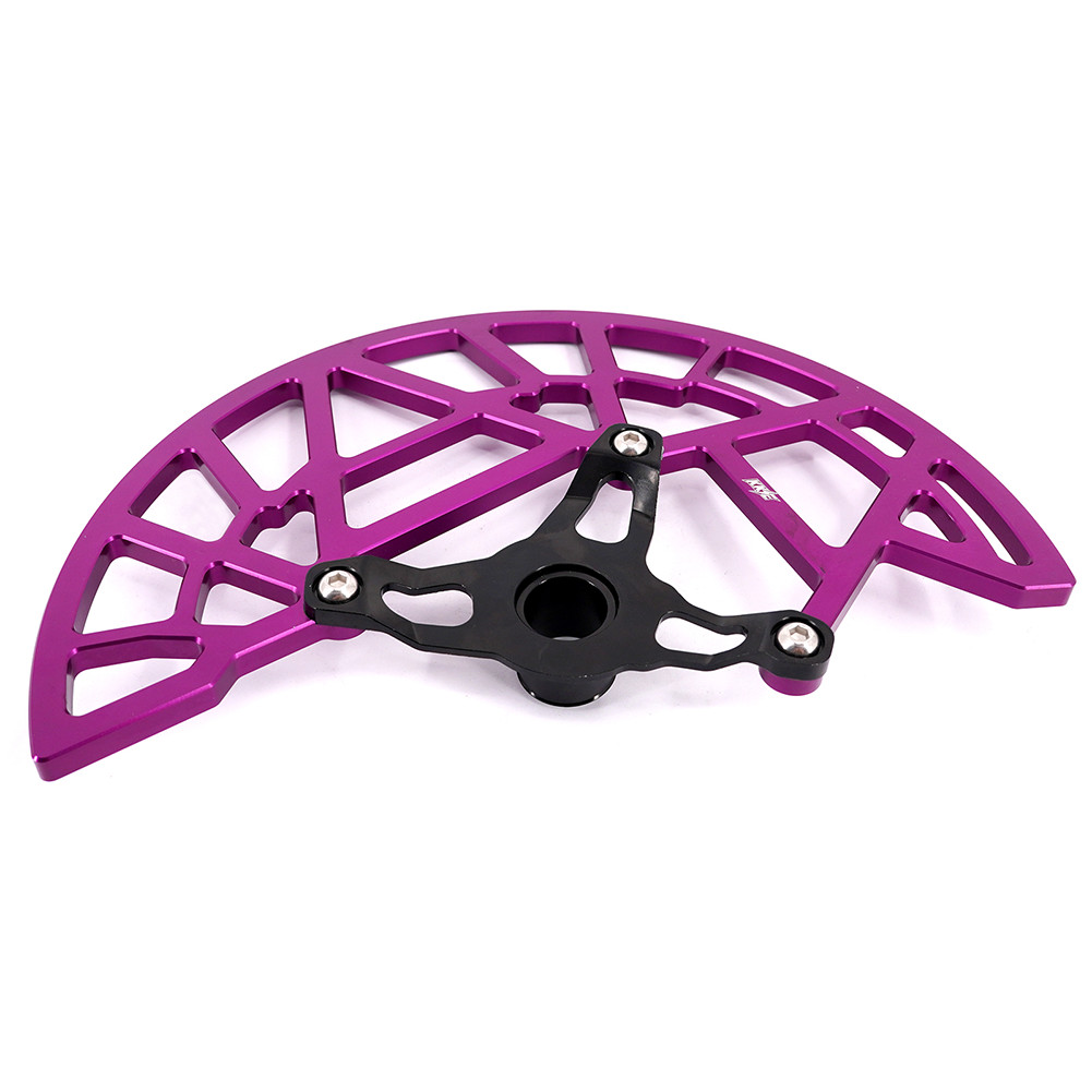KKE Front Brake Disc Guard Fit Surron Ultra Bee 2023 E-Bike Rotor Cover Purple