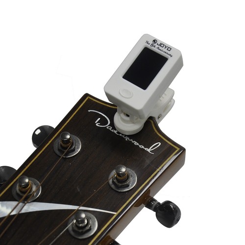 10Pcs JOYO JT-01 Clip-on Tuner Free Rotation Bass Violin Ukulele Guitar White - Picture 4 of 6