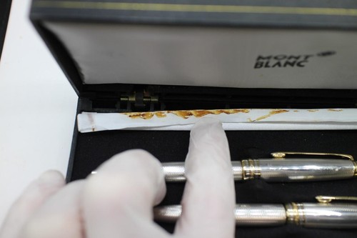 VINTAGE USED Sterling 925 MONTBLANC pen and pencil set - Picture 14 of 15
