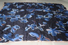59 NWOT Halogen Women's 100 Silk Scarf Wrapper Size 38X38 .