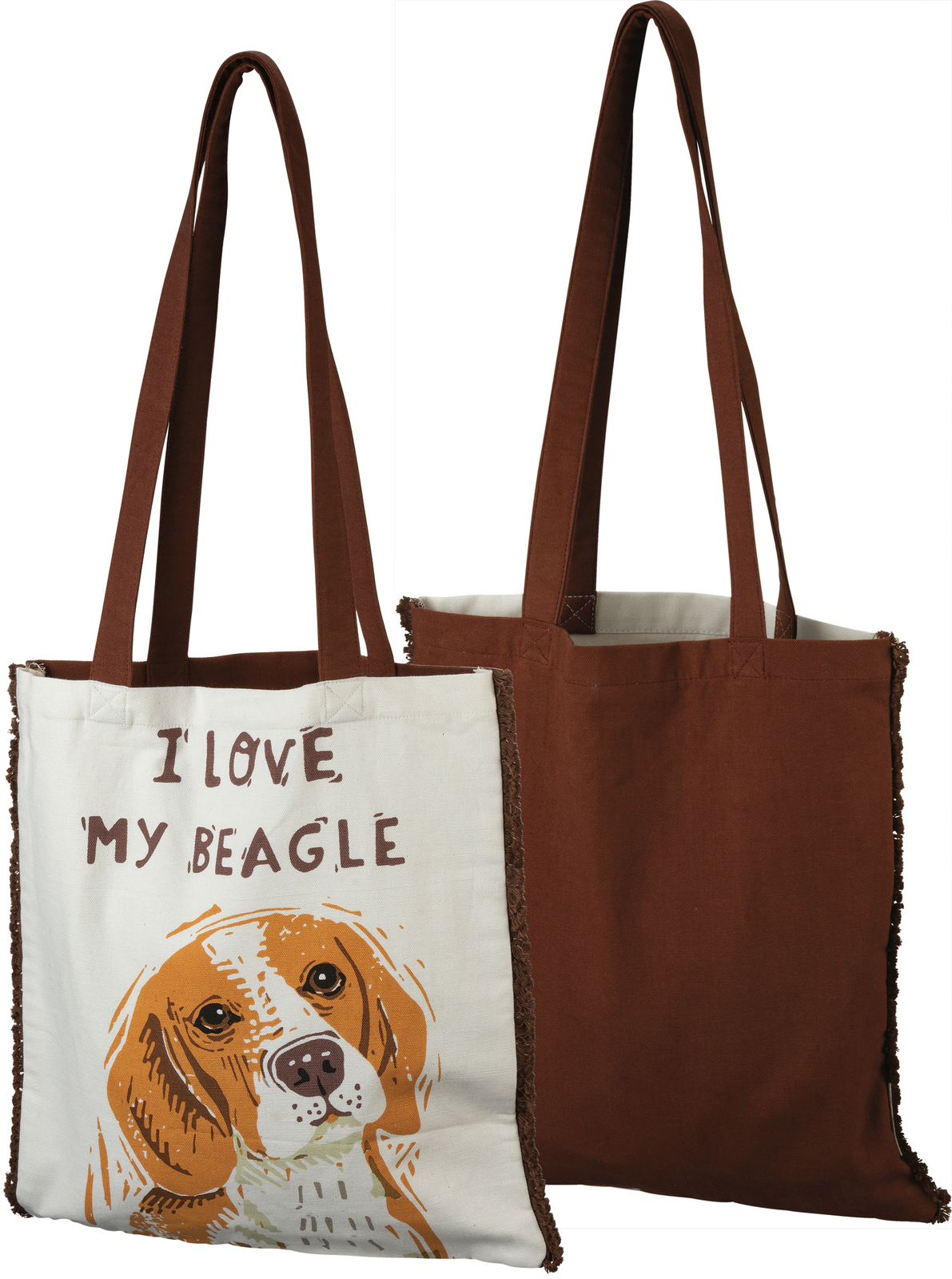 Сумка для покупок Primitives By Kathy Market - Я люблю своего Бигля 3090₽