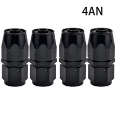 4Pcs 4AN AN4 Swivel Oil Fuel Air Gas Line Hose End Fitting Elbow 0° Degree