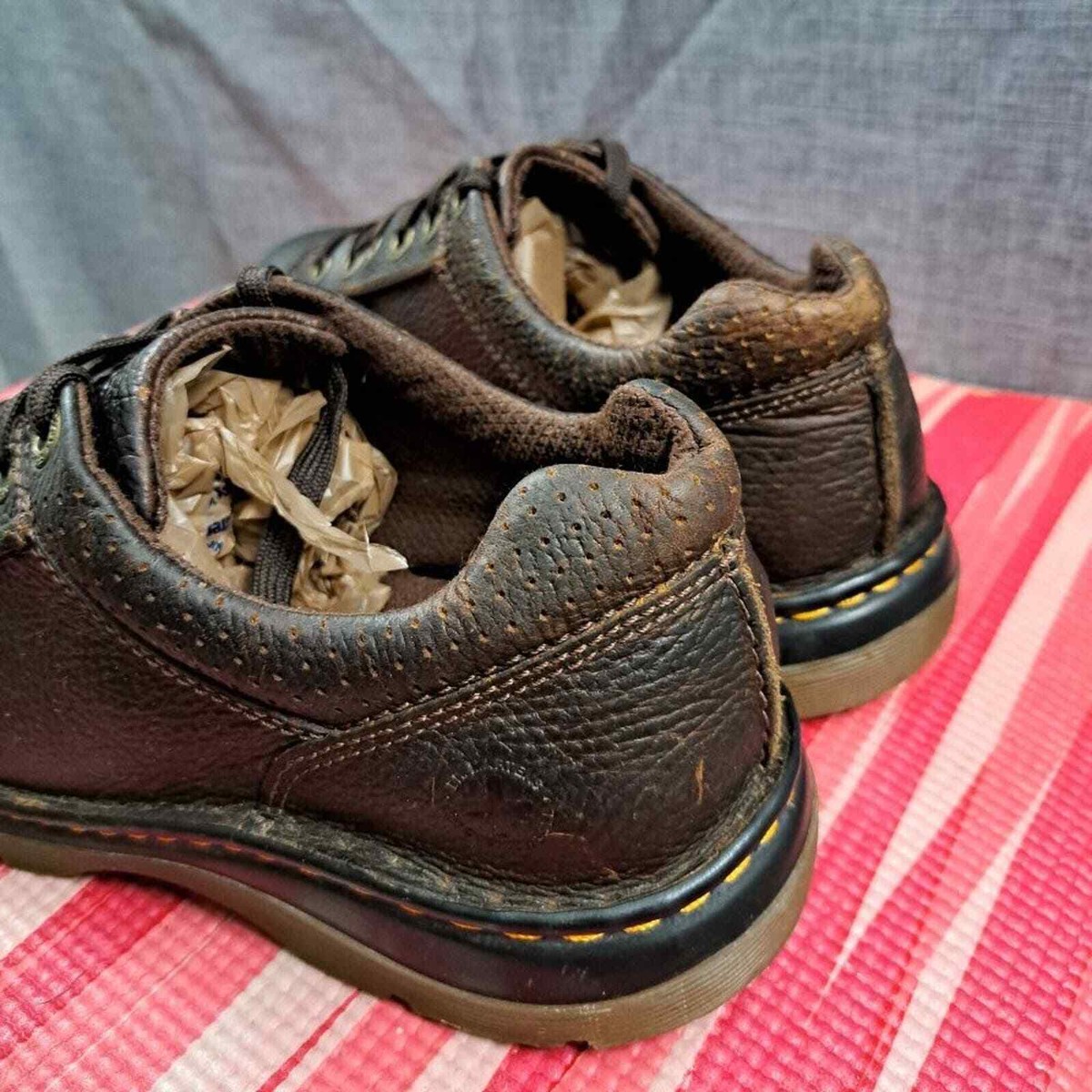 %Dr. Martens Rohan Brown Oxford Shoes Men 9 / D6 Dr. Martens Rohan Brown Casual Walking Brown Leather Oxford  main image 3