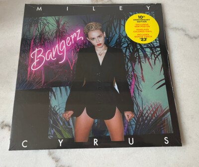 Miley Cyrus Bangerz 10th Anniversary MEERGLAS VINYL mit Poster und Bonustrack